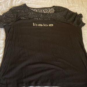 Black bebe blouse 2xl